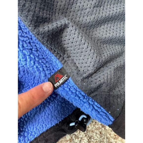 Vintage L.L. Bean Polartec women's Fleece/jacket/Sweater, Small; Blue; full zip - Picture 12 of 12